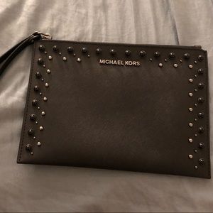 Michael Kors Authentic Black Wristlet